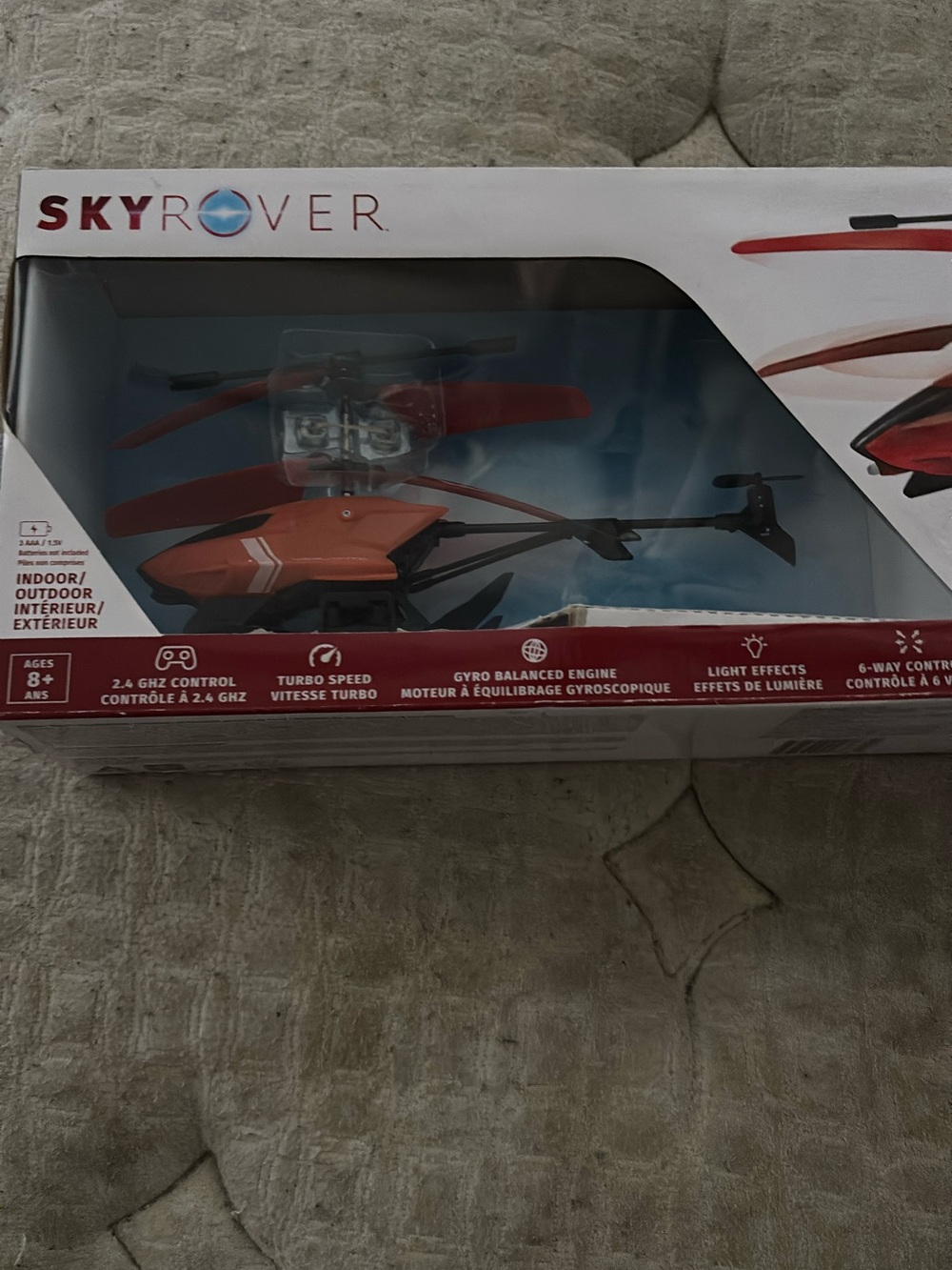 Red Kids RC Helicopter - Easy Gyro Control